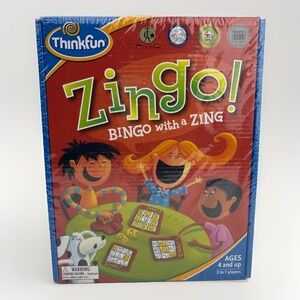 Zingo! "Bingo with a Zing" Kids/ Family Board Game by Thinkfun New‎ Free Ship